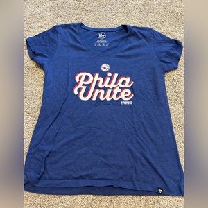 Philadelphia 76ers T-Shirt Women’s Size Large